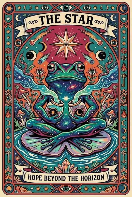 Pop Surrealist Tarot Art
