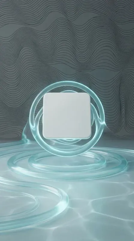 Refractive Wave Ripple Art
