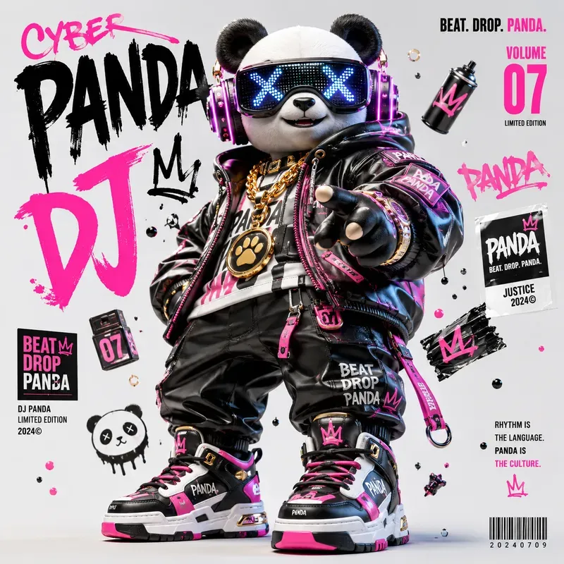 Urban Icon Pop Character Poster Art 3D