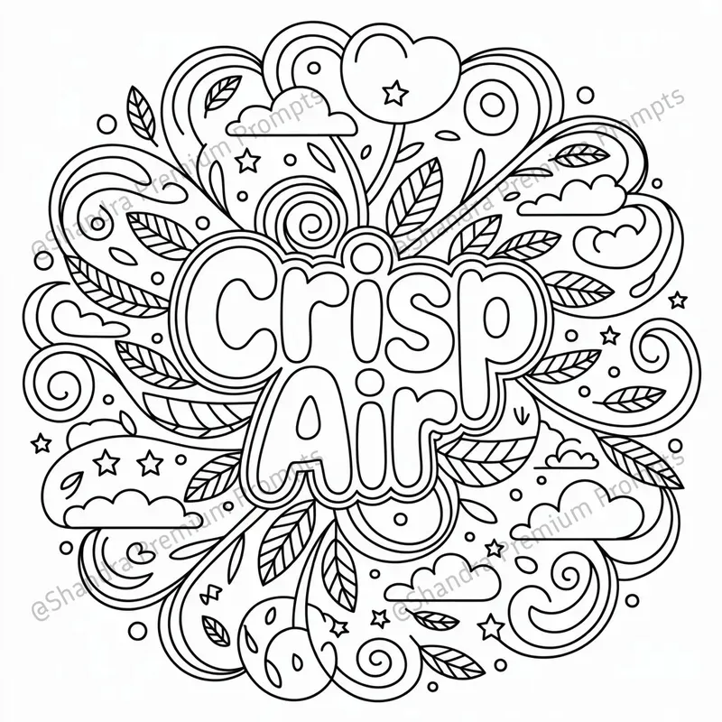 Text Mandala Cute Coloring Books For Kids
