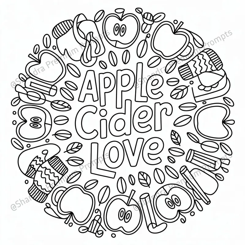 Text Mandala Cute Coloring Books For Kids