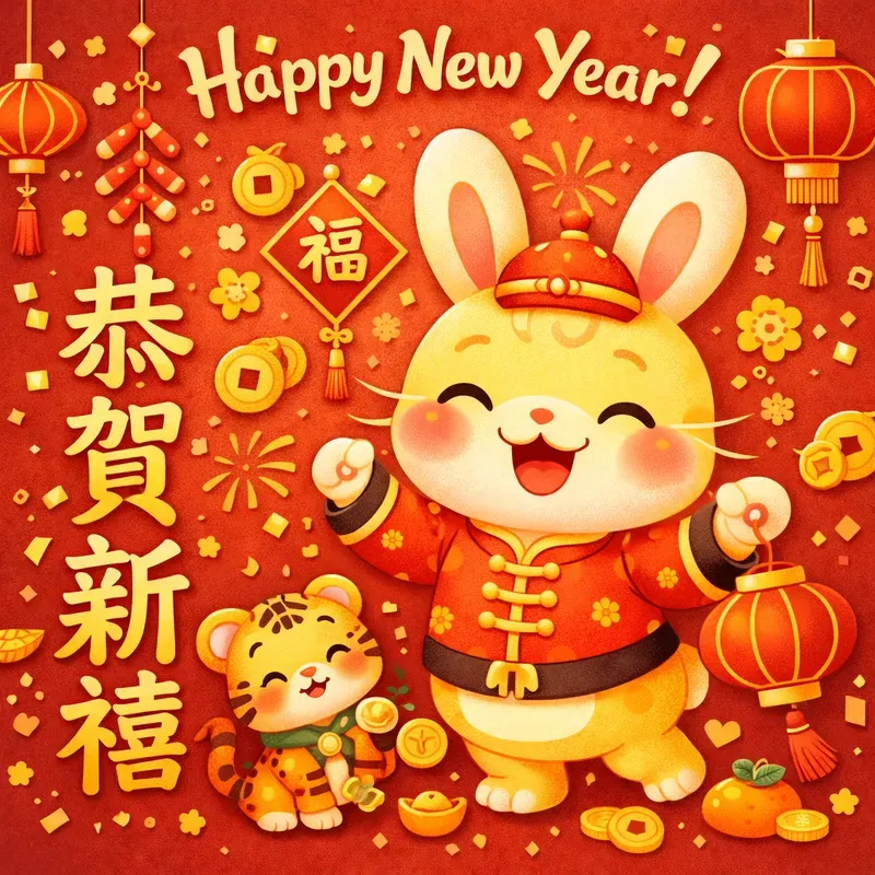 Chibi Chinese New Year Zodiacs