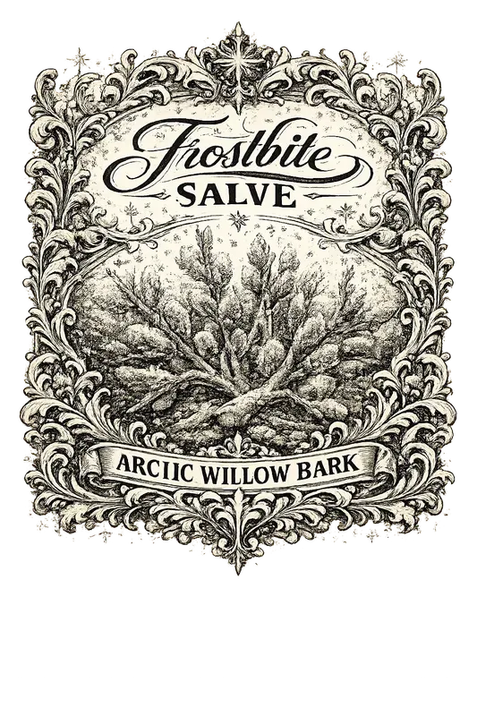 Antique Winter Apothecary Label Designs