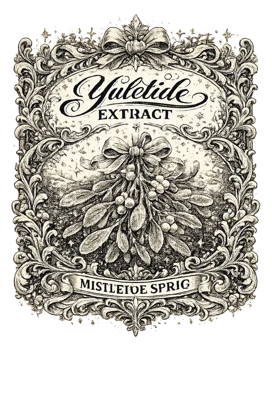 Antique Winter Apothecary Label Designs