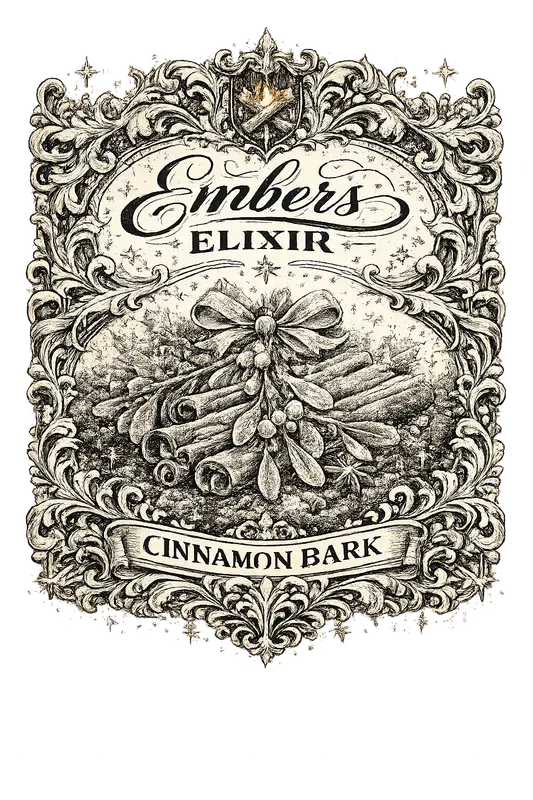 Antique Winter Apothecary Label Designs