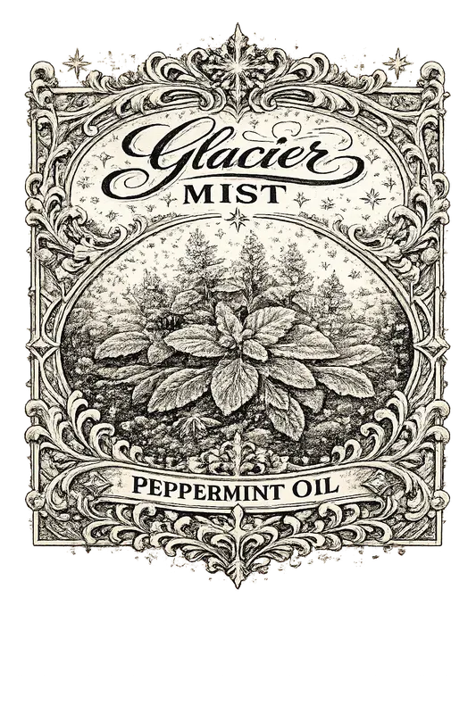 Antique Winter Apothecary Label Designs