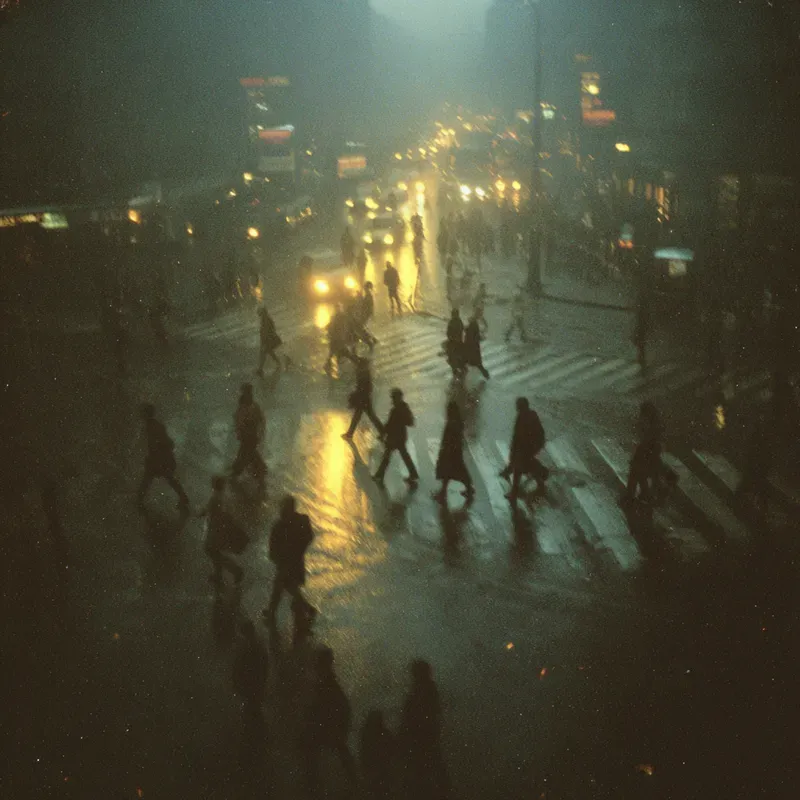Retro Cinematic Analog Film Photography