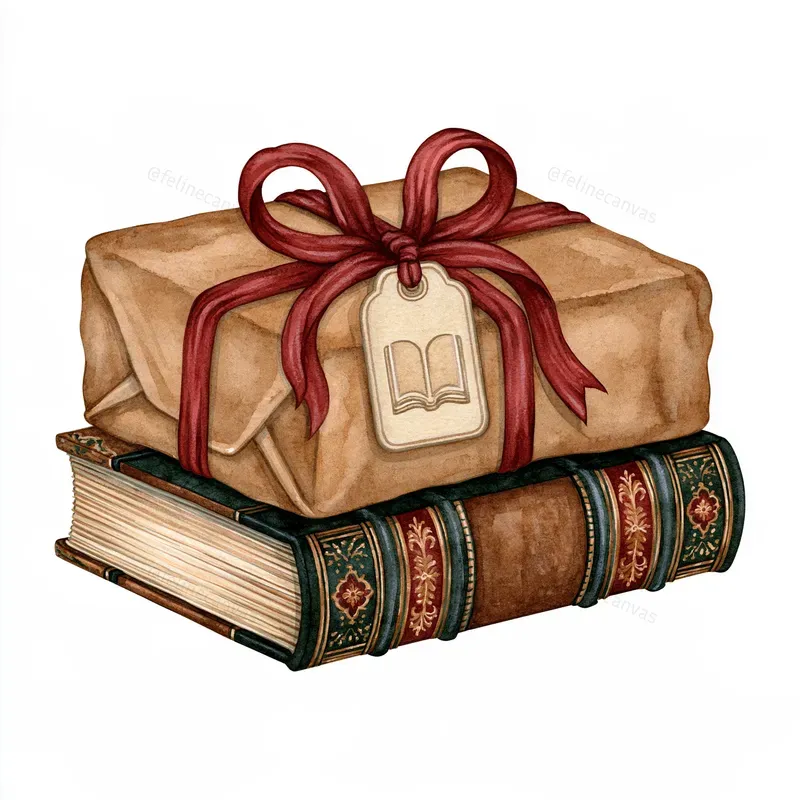 Cozy Book Lover Watercolor Cliparts