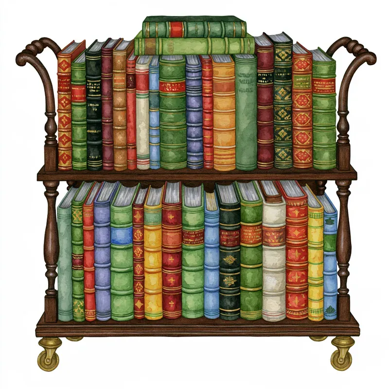 Cozy Book Lover Watercolor Cliparts