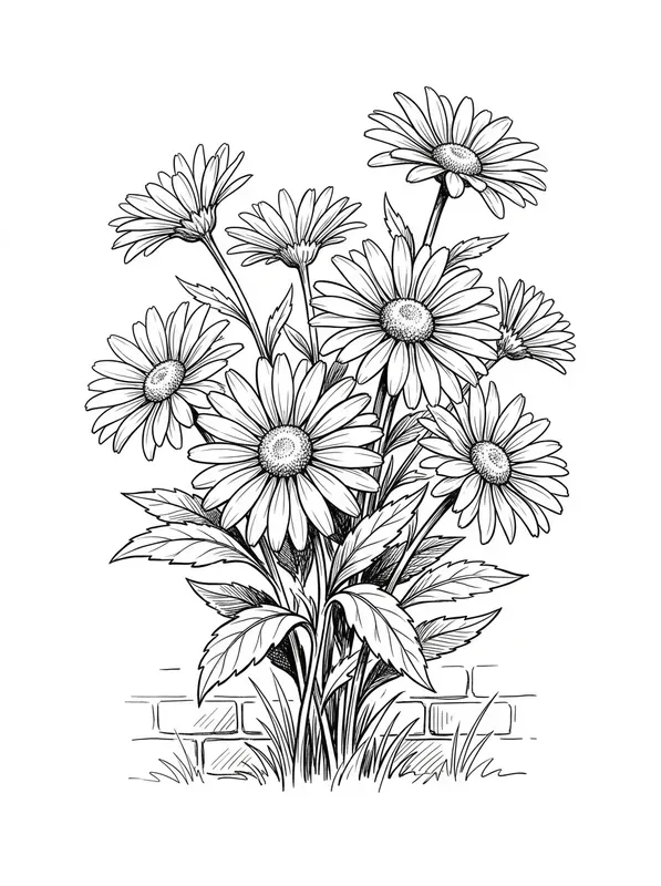 Pen Ink Sketch Coloring Book Pages