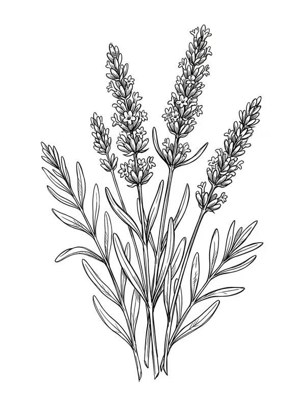 Pen Ink Sketch Coloring Book Pages