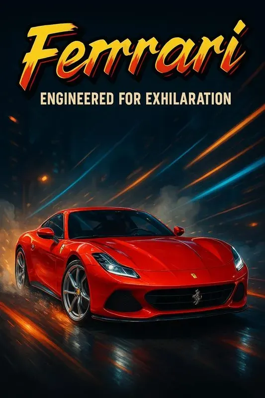 Premium Automotive Ad Posters