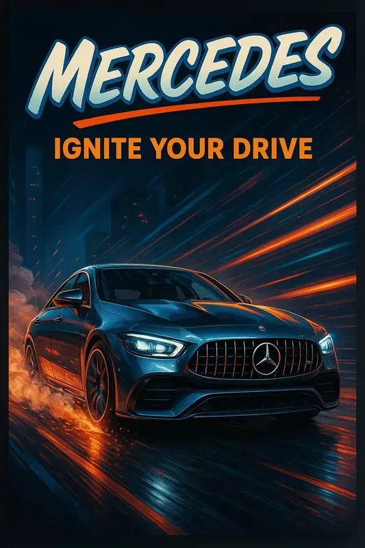 Premium Automotive Ad Posters