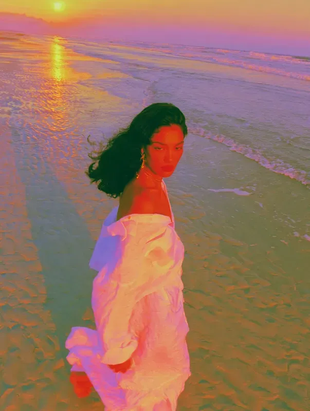 Golden Hour Beach Editorials