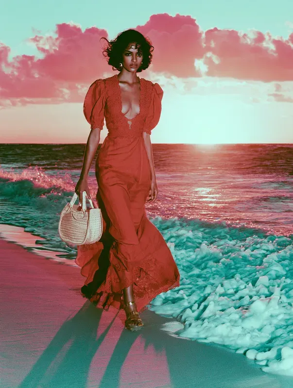 Golden Hour Beach Editorials