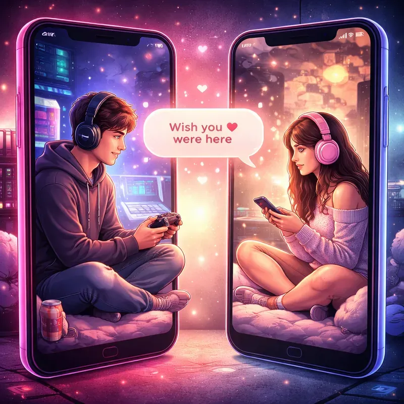 Romantic Splitscreen Love Chats