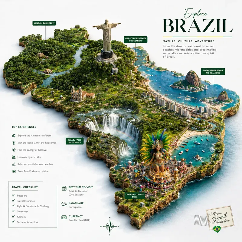 3D Travel Guide Map Generator
