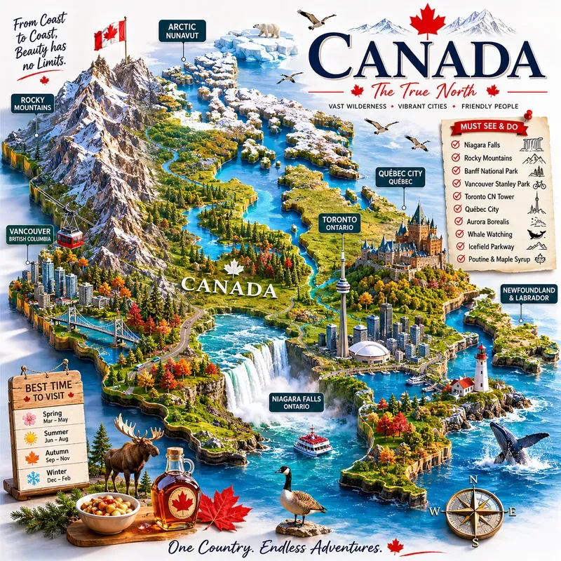 3D Travel Guide Map Generator