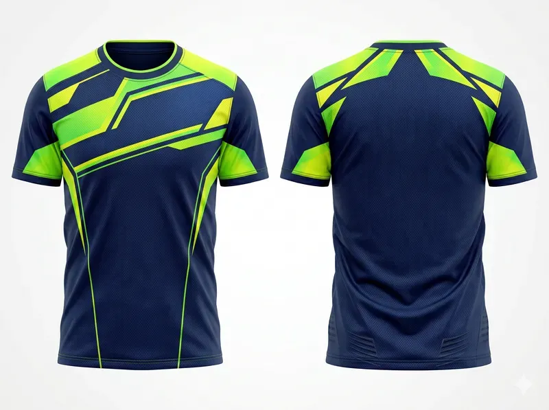Blue Sports Jersey Mockups