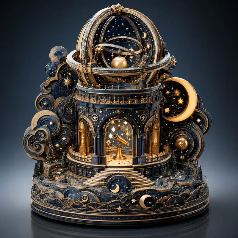 Fantasy Sculpted Ships