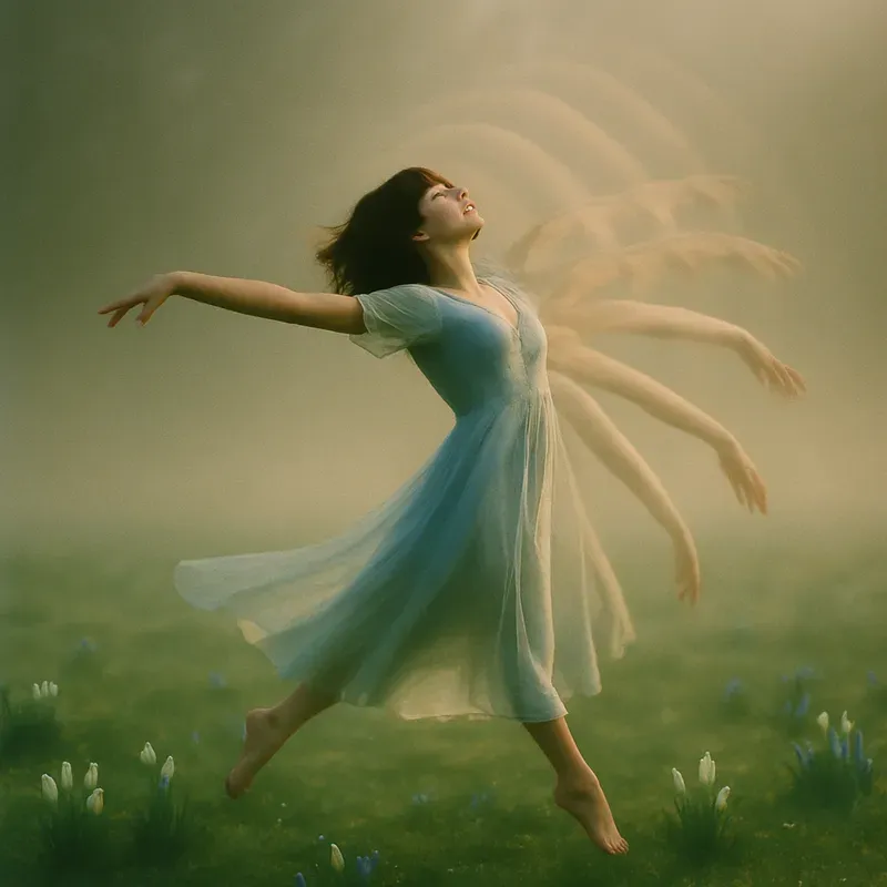 Cinematic Analog Glitch Portraits