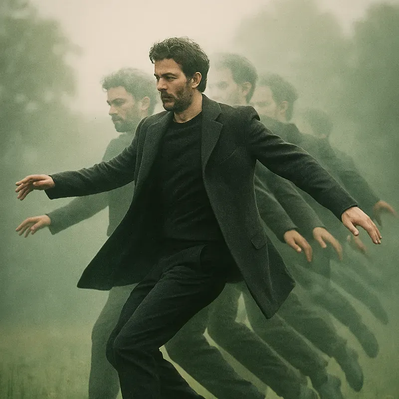 Cinematic Analog Glitch Portraits