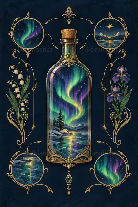 Weather In A Jar Curiosity Cabinet Art