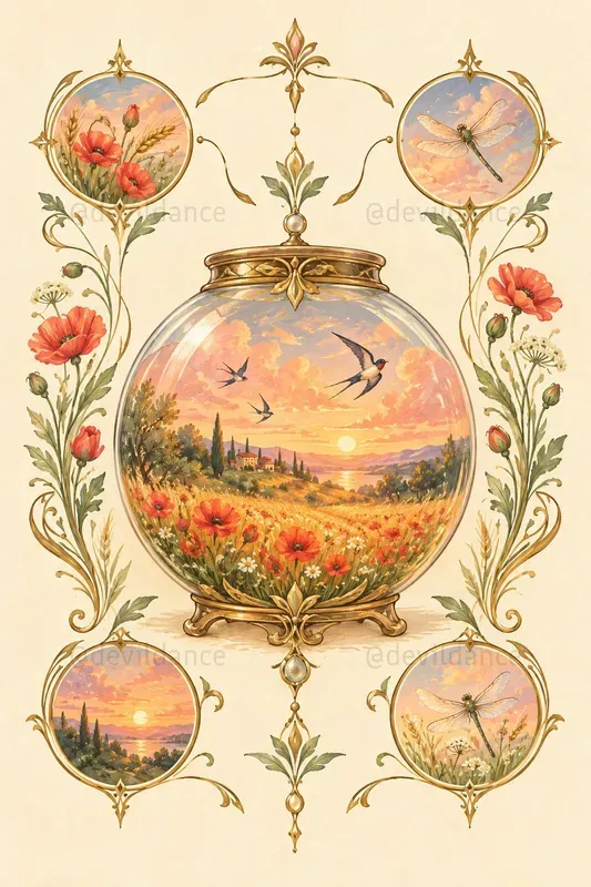 Weather In A Jar Curiosity Cabinet Art