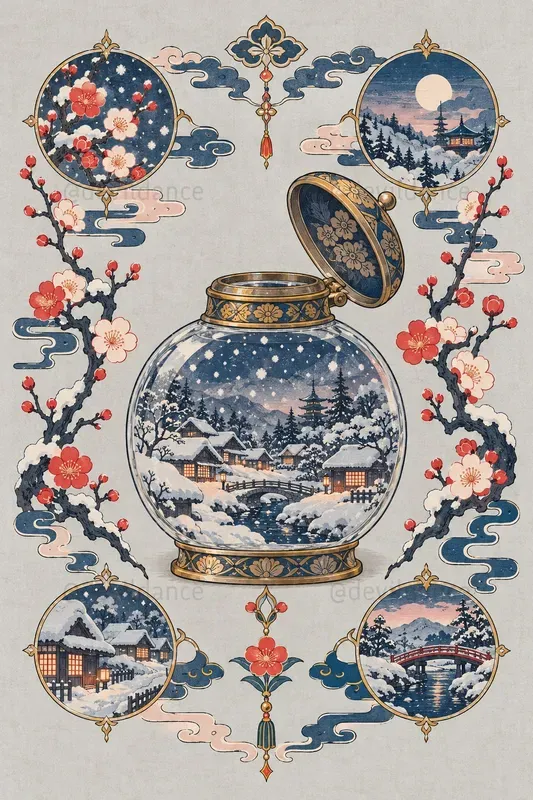 Weather In A Jar Curiosity Cabinet Art