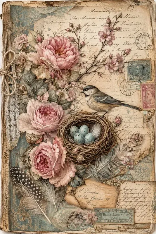 Romantic Shabby Chic Junk Journals
