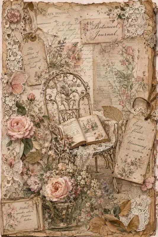 Romantic Shabby Chic Junk Journals