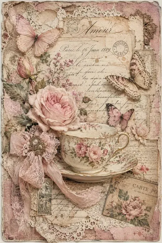 Romantic Shabby Chic Junk Journals