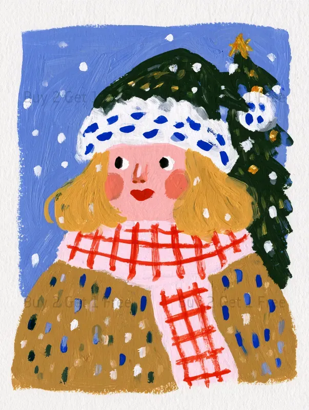 Christmas Gouache Junk Journals