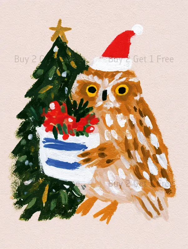 Christmas Gouache Junk Journals