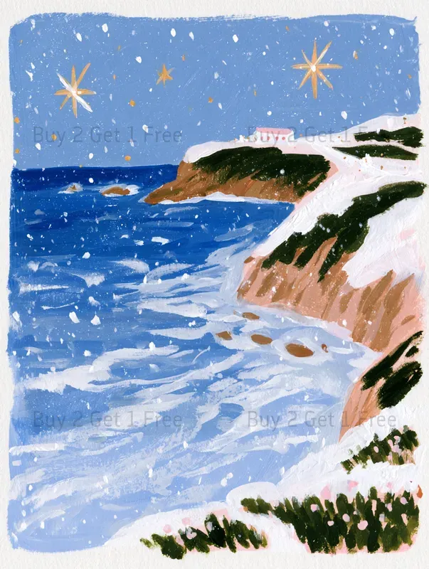 Christmas Gouache Junk Journals