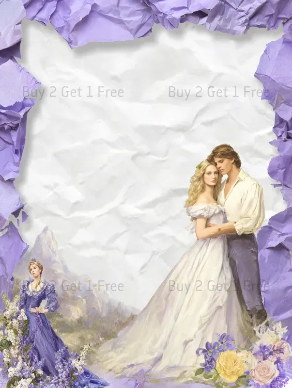 Lavender Cottagecore Background Frames