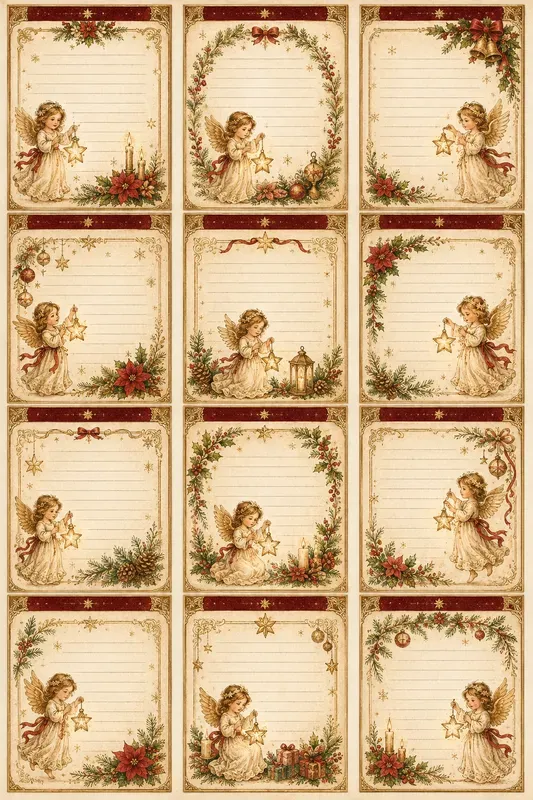 Christmas Character Writing Sheets