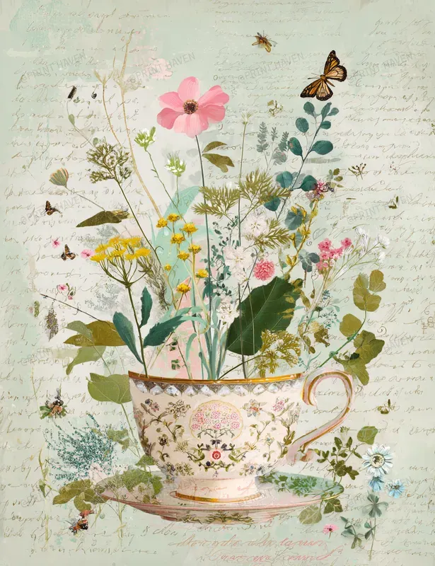 Romantic Junk Journal Illustrations