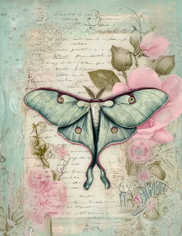 Romantic Junk Journal Illustrations