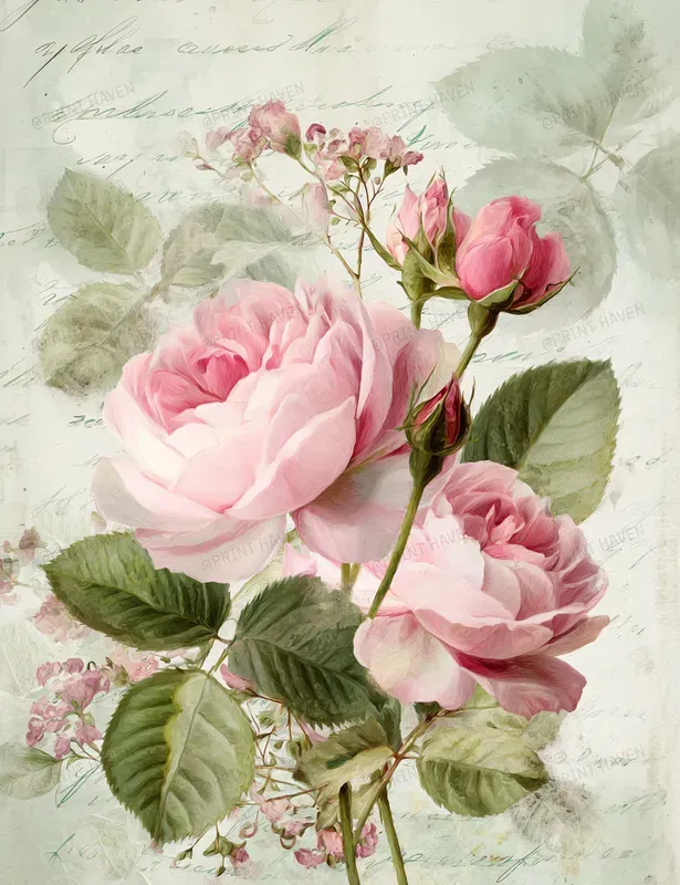 Romantic Junk Journal Illustrations