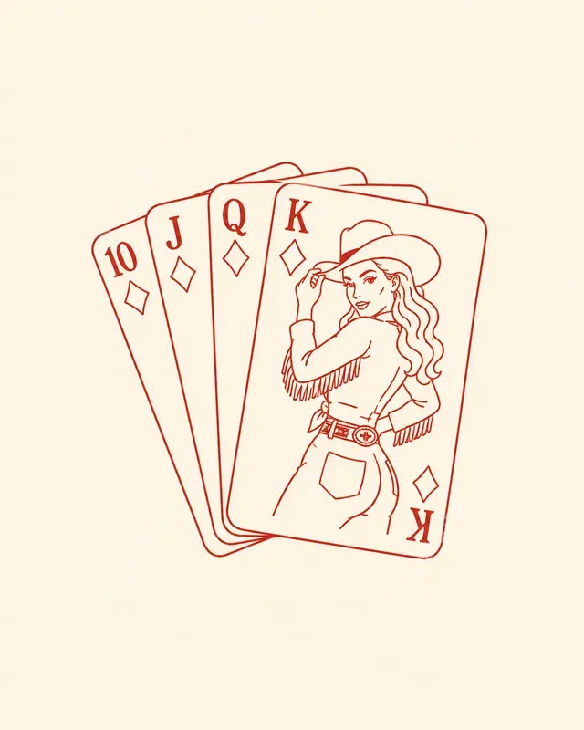 Western Cowgirl Bachelorette Cliparts