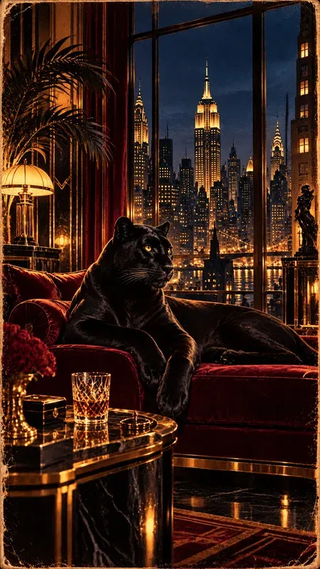 Cinematic New York Glamour Posters