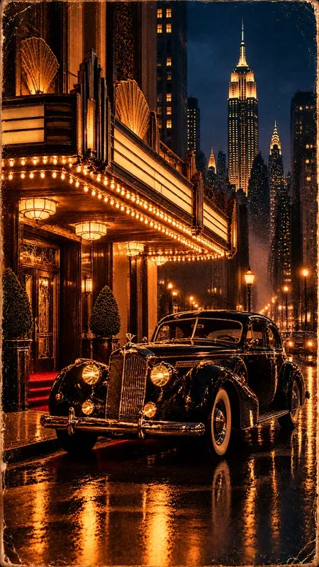 Cinematic New York Glamour Posters