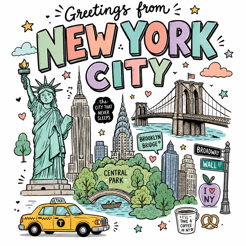 Whimsical Travel City Tshirts