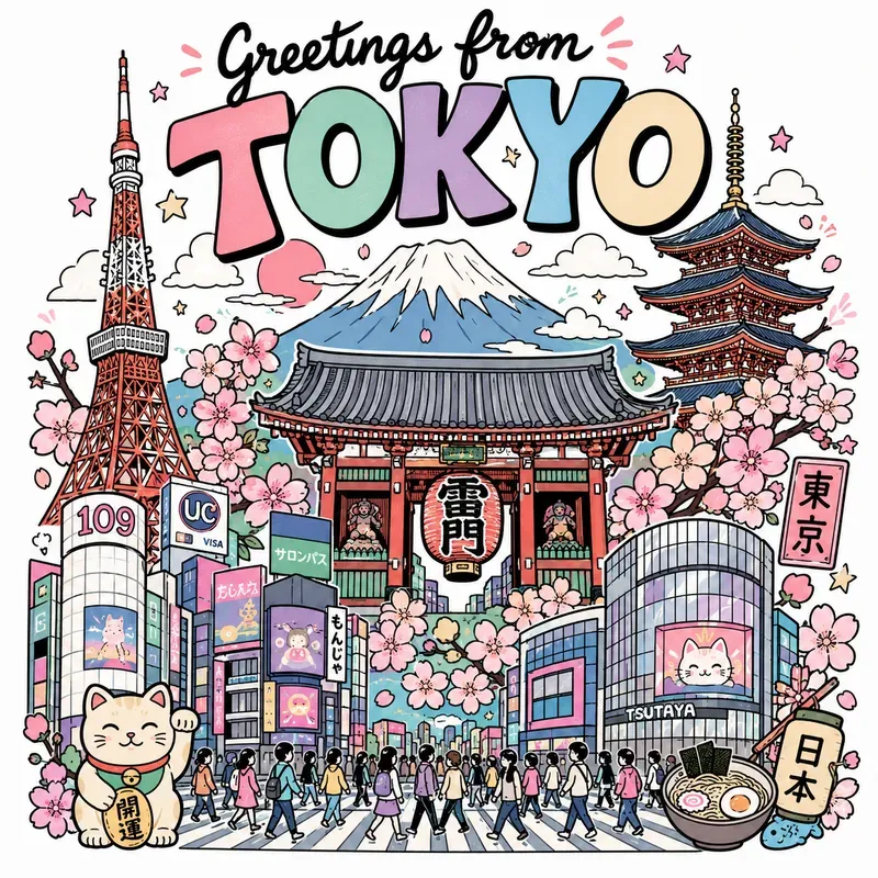 Whimsical Travel City Tshirts