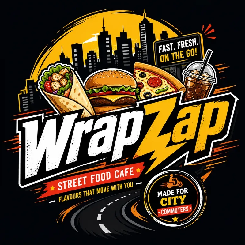 Vibrant Logos For Roadside Food Cafes