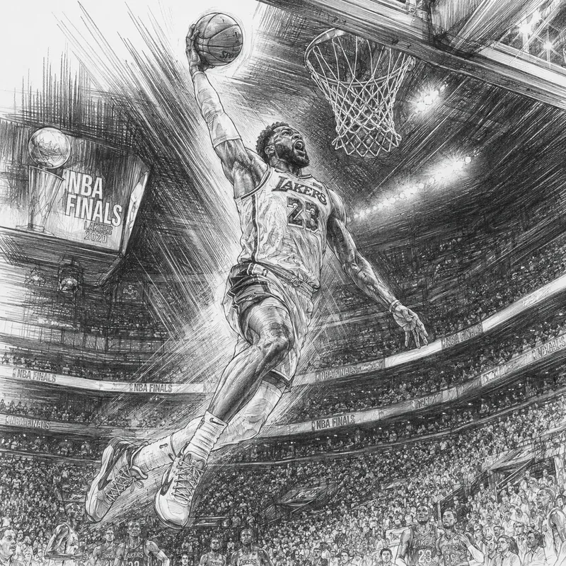 Dynamic Pencil Sports Action Sketches