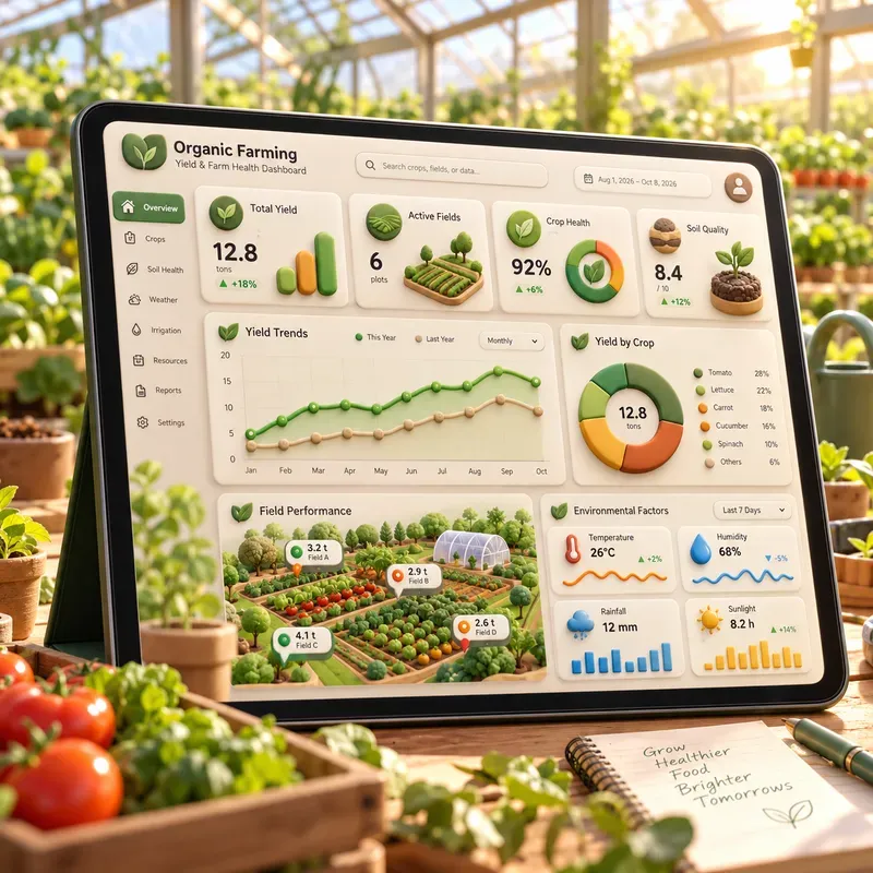 3D Data Dashboard Tablet UIs