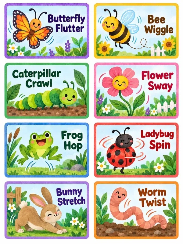 Preschool Movement Brain Break Cards