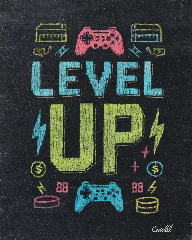 Rustic Pastel Chalk Typography